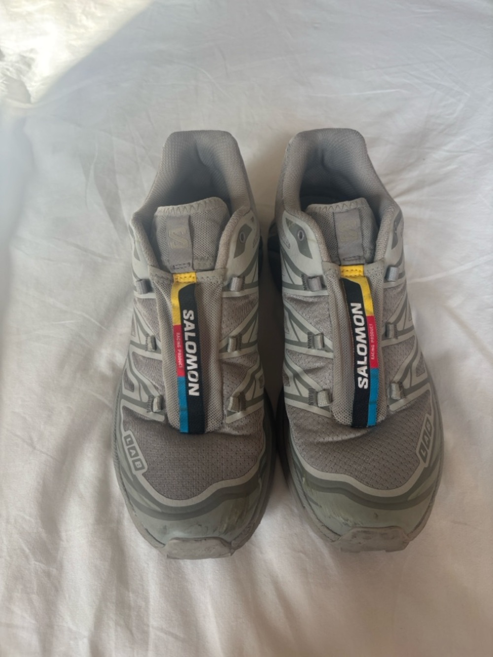 Salomon XT6 Ghost Gray/Gray Flannel GUC - Picture 2 of 7